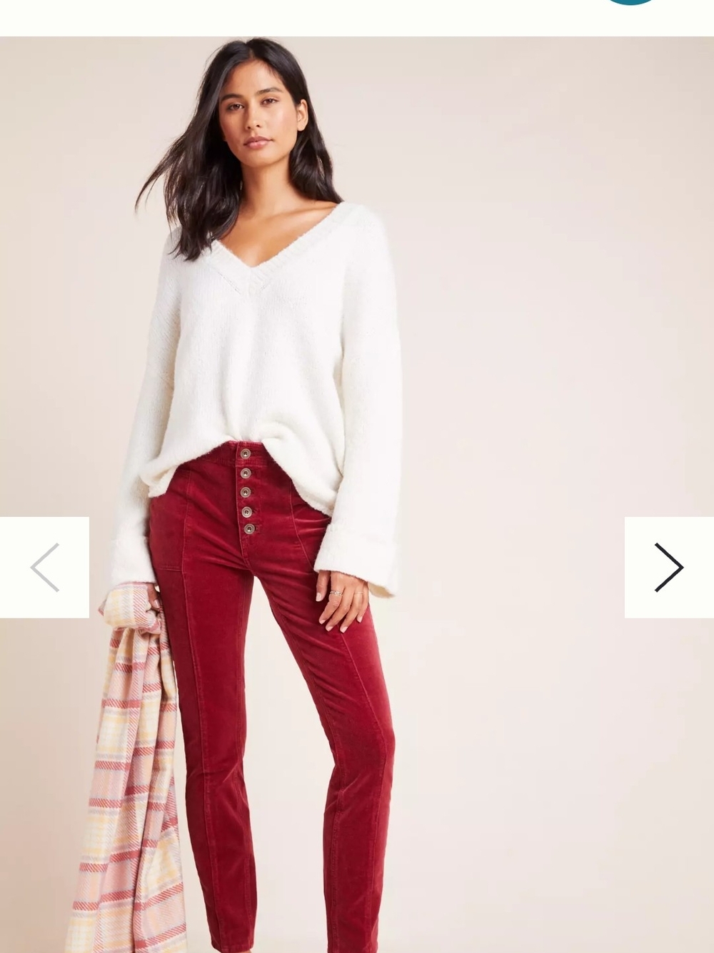 Pilcro and the Letterpress by Anthropologie Burgundy Pants